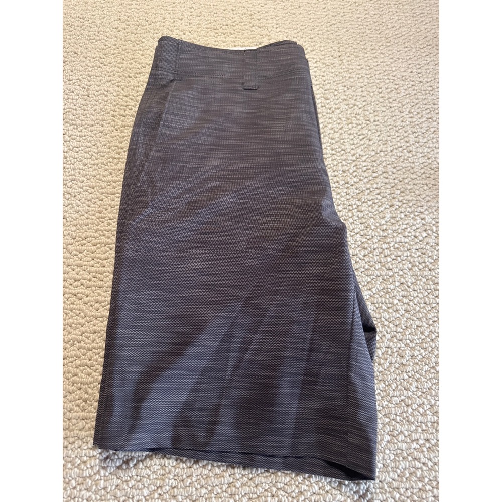 Callaway Performance Golf Shorts Grey Chevron Textured Media Pocket Size 30 New